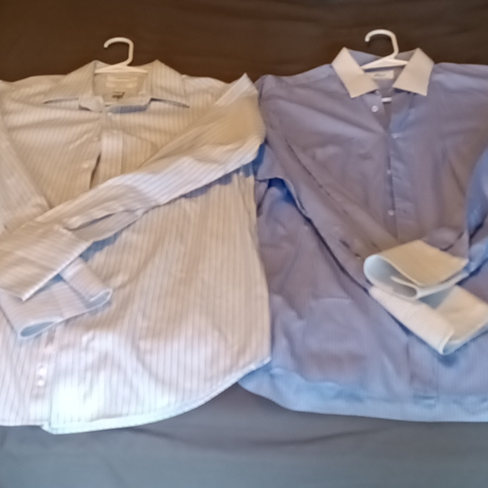 2 men's dress shirts Neiman Marcus